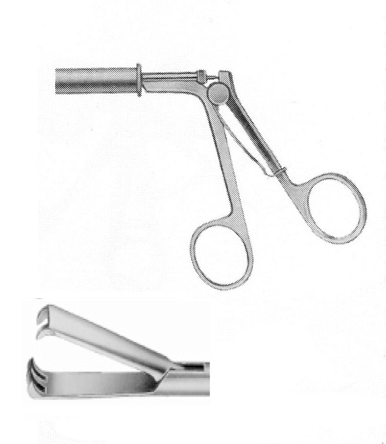 KISKAÇ AĞIZLI FORSEPS ÇAP  10 MM